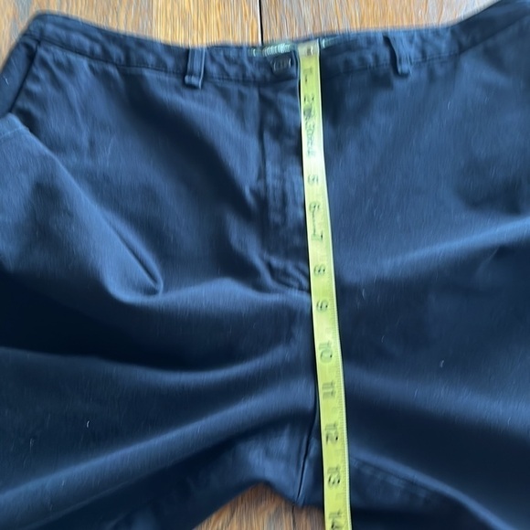 Eddie Bauer stretch black jeans size 16 side front pockets back button pocket - Picture 9 of 14